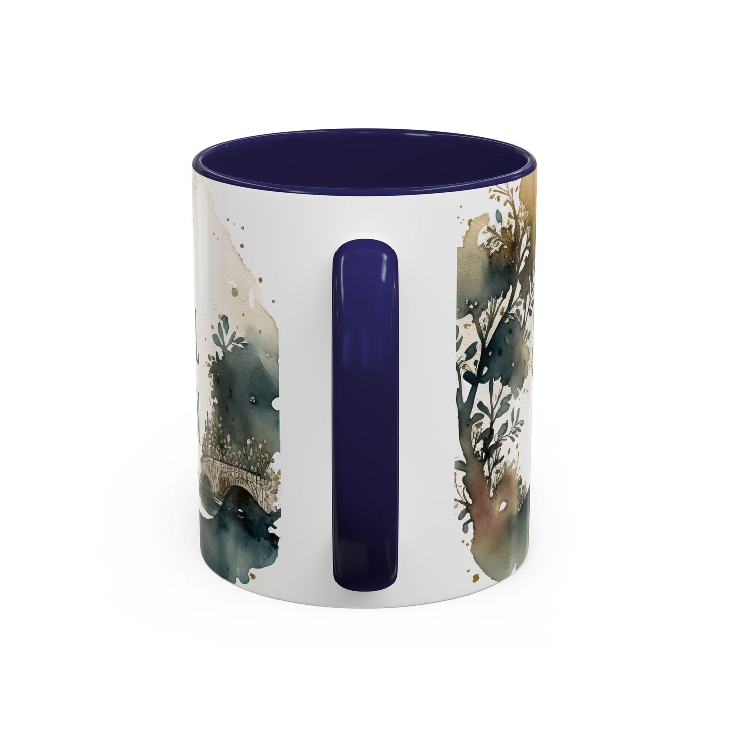 "Just a Small Town Girl" Accent Coffee Mug - Beautiful Watercolor Design for Everyday Enjoyment - Aaria Tees