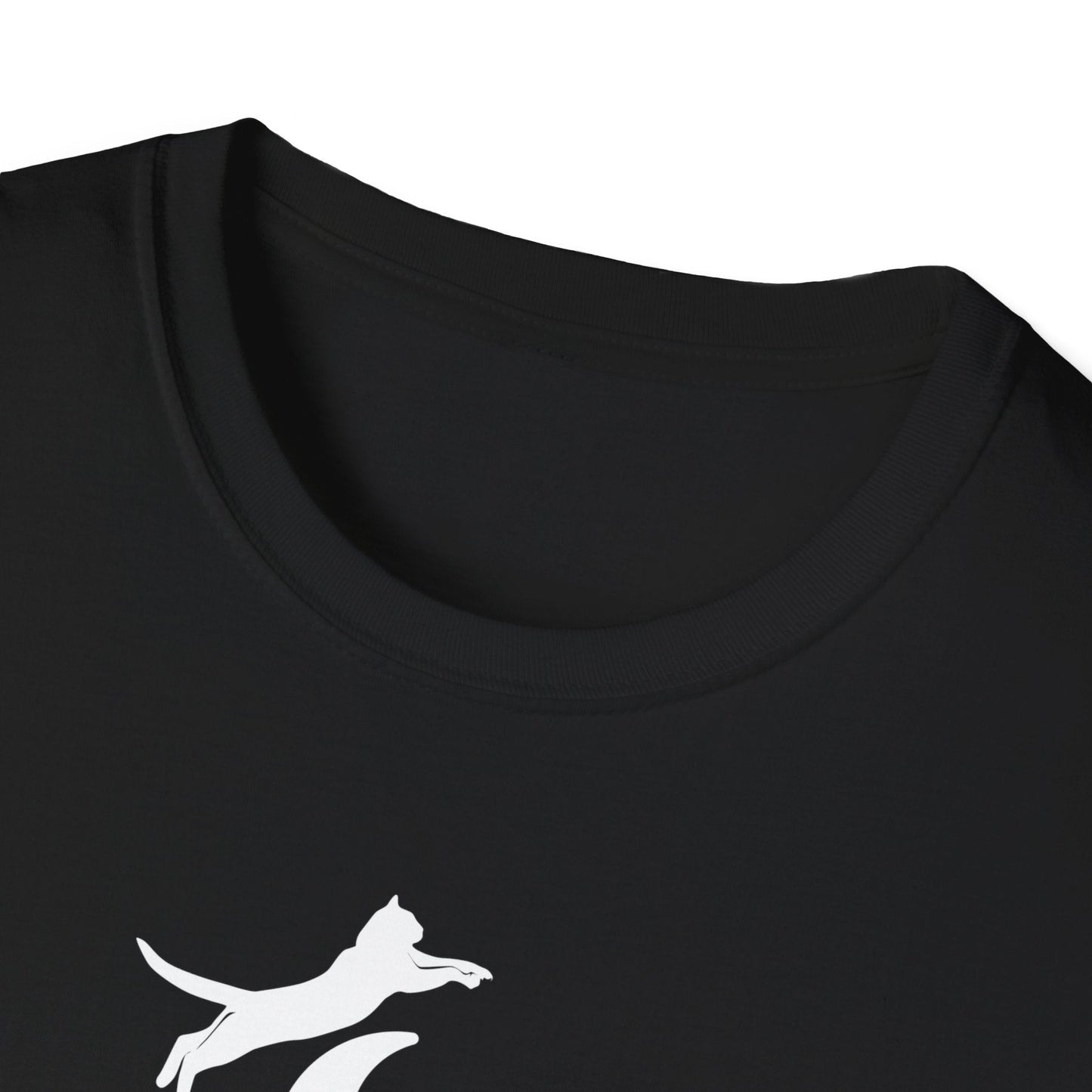 Cat Jumped Over the Moon Unisex Softstyle T-Shirt