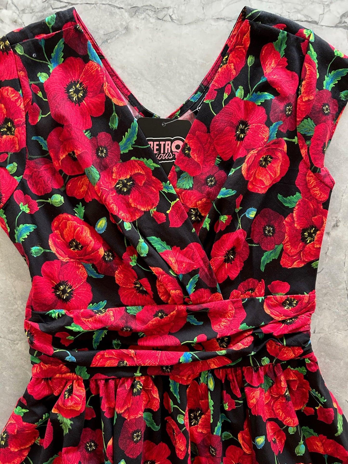 Poppy Flower Greta Dress