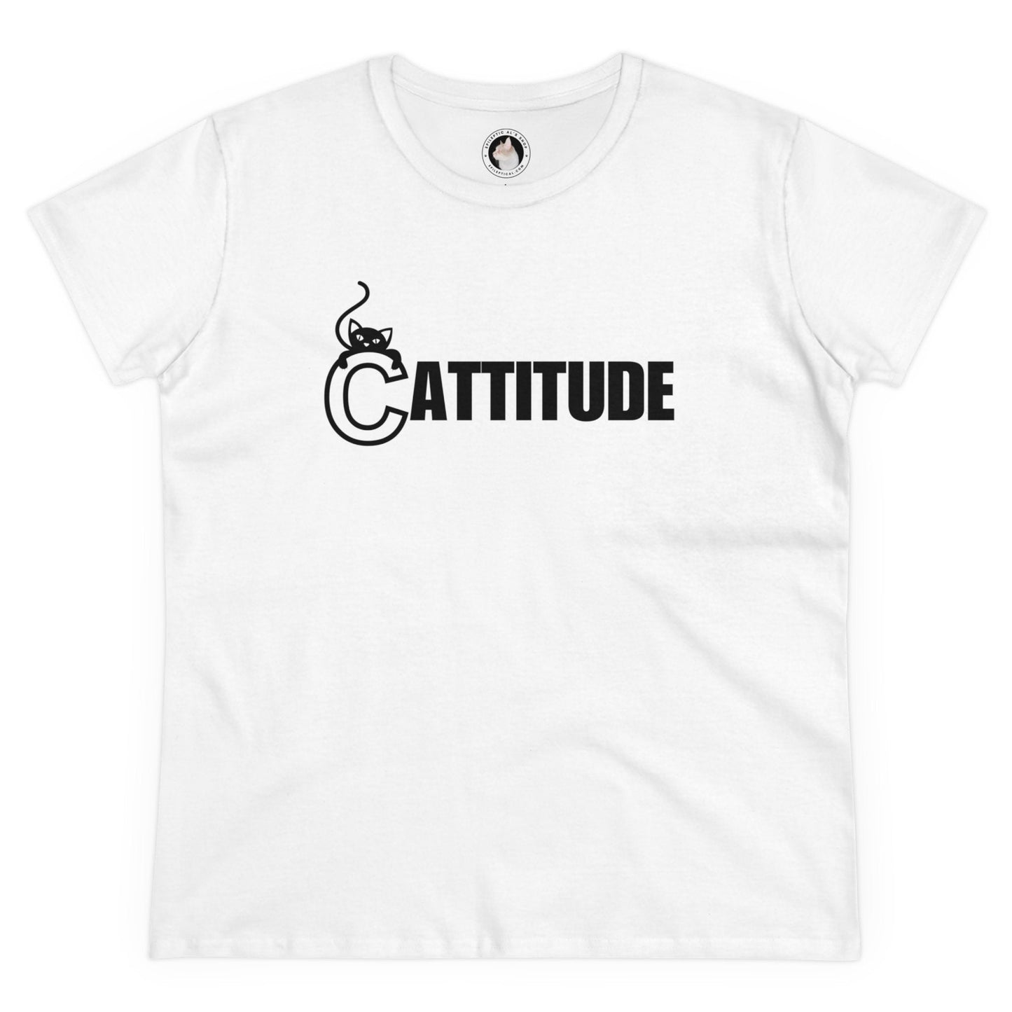 Cattitude Women's Midweight Cotton Tee