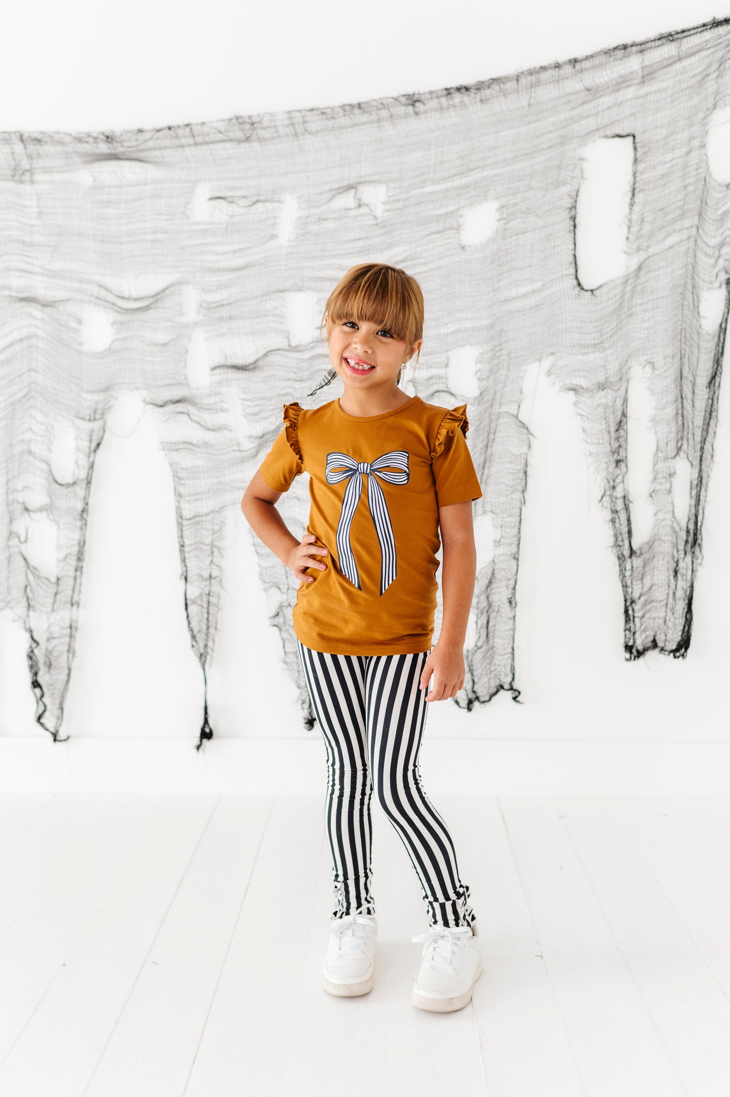 Striped Bow| TEE