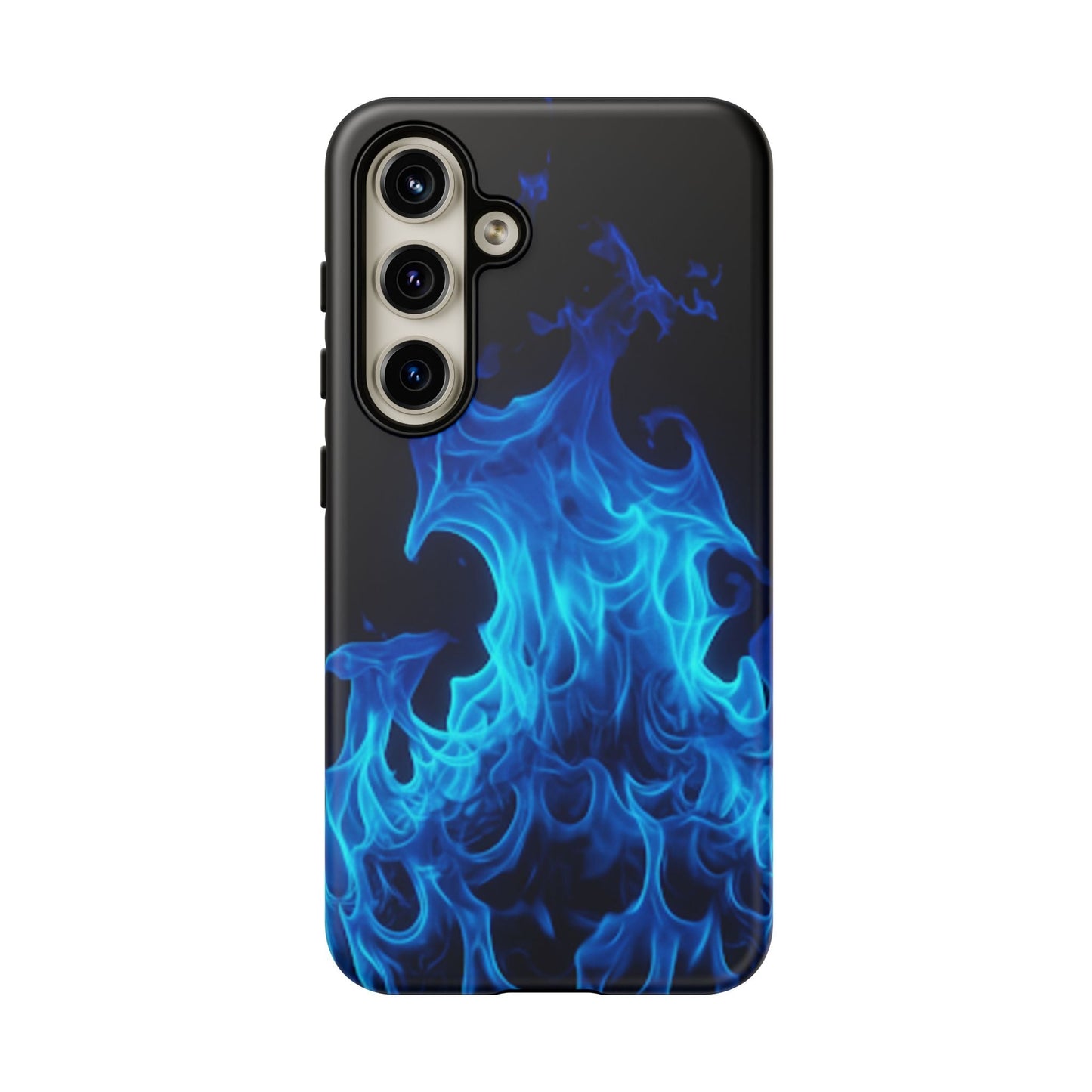 Blue Flames Tough Phone Case