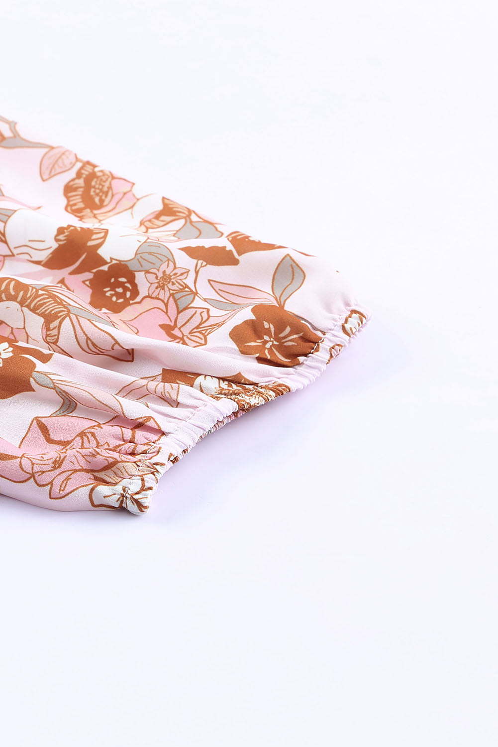 Sloan Floral Print Bow Knot Backless Square Neck Mini Dress - Aaria Tees
