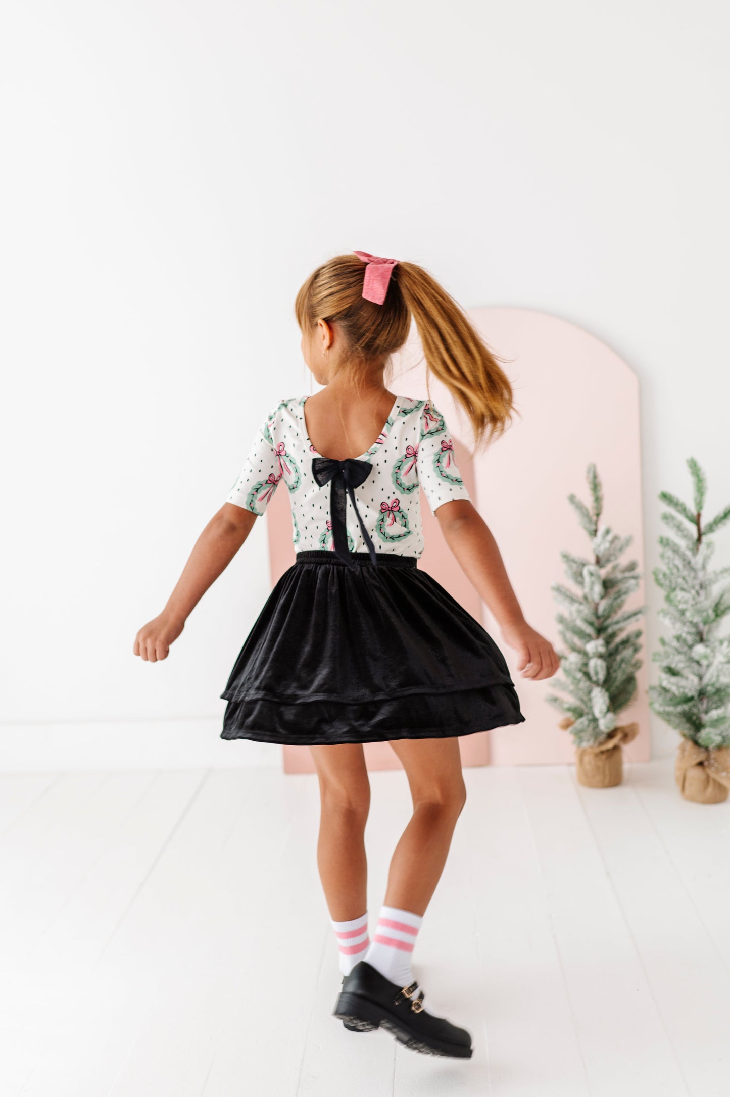 Black Velvet | 2-Tiered SKORT