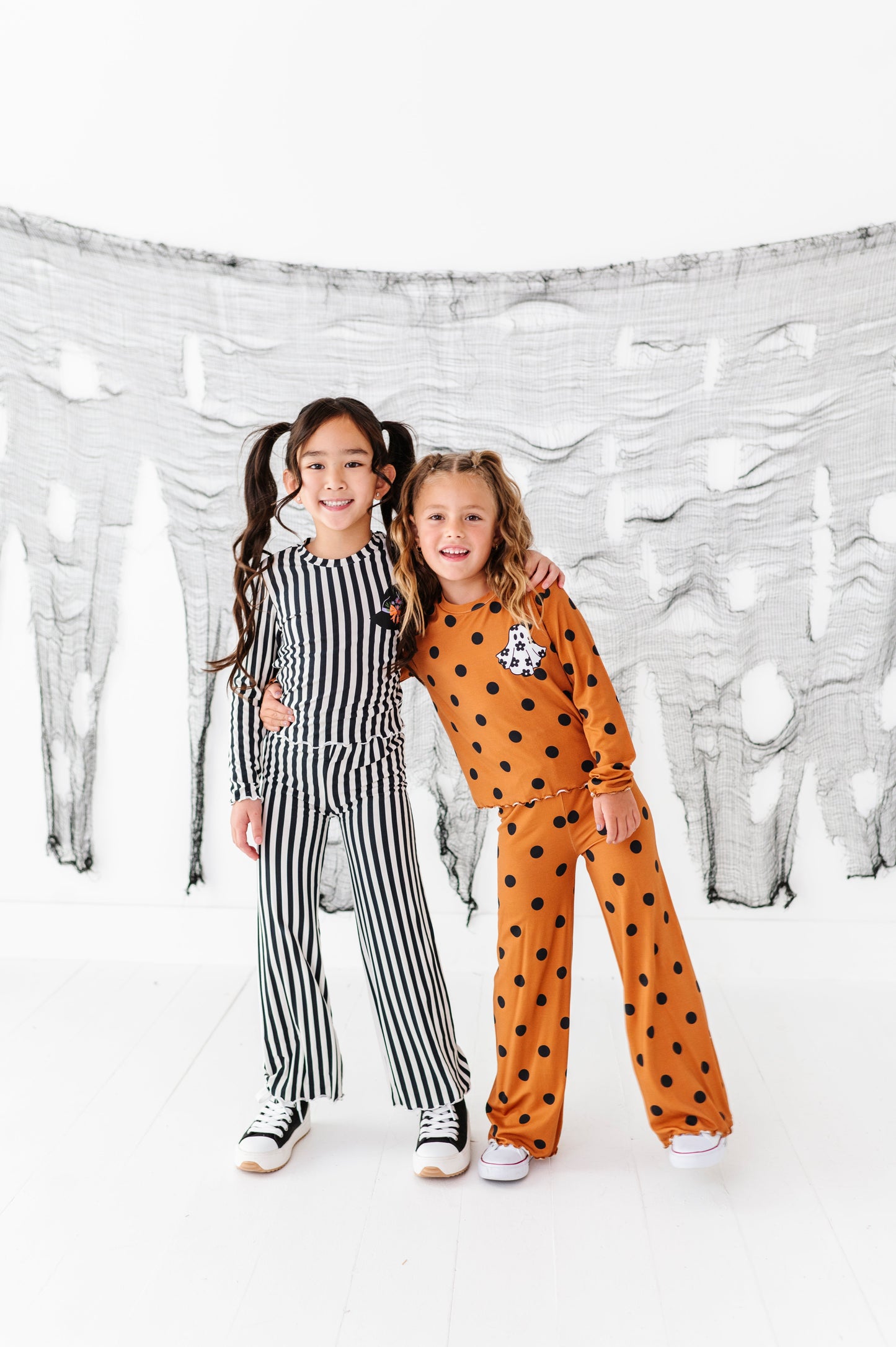 Floral Ghostie Dotted | 2-Piece Bamboo Set