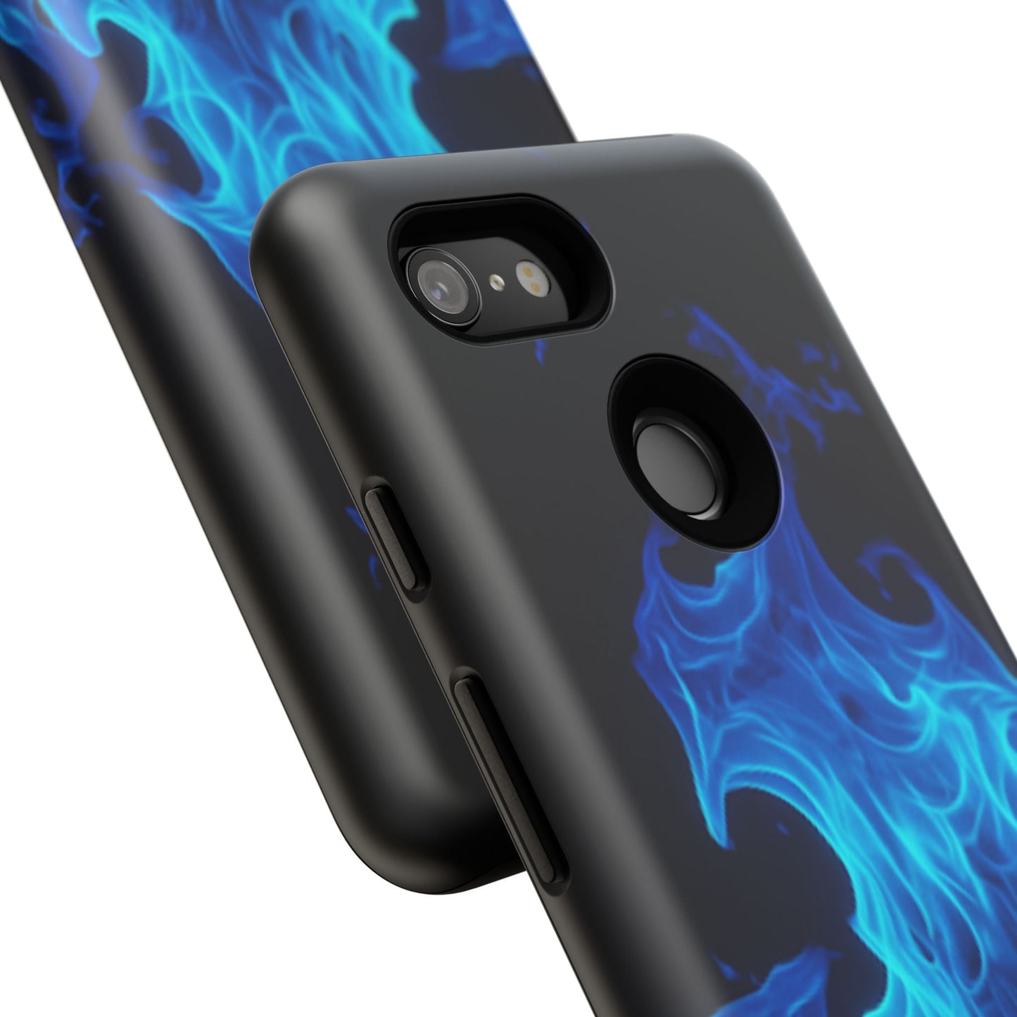 Blue Flames Tough Phone Case