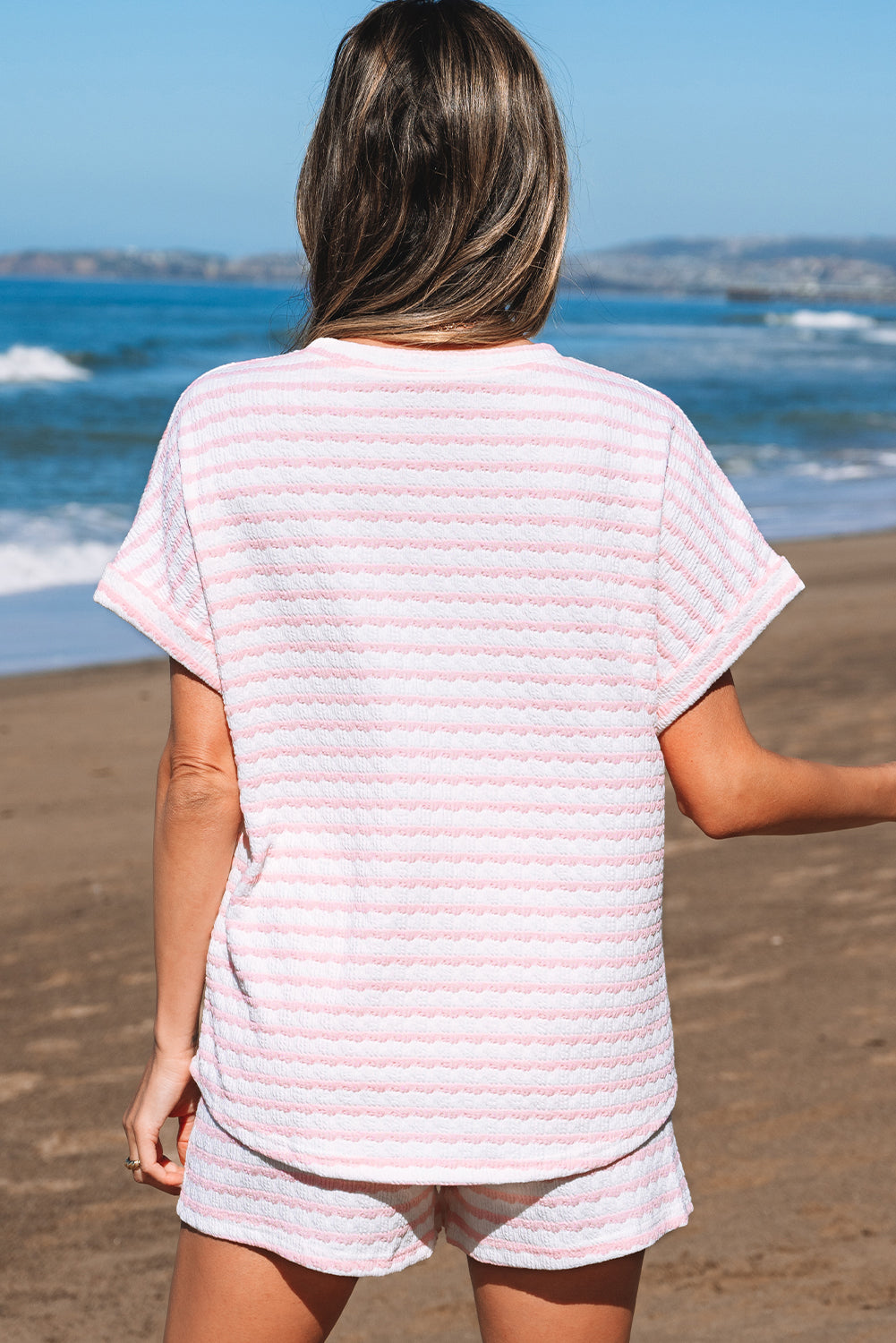 Milana Stripe Knitted Set Aaria Tees