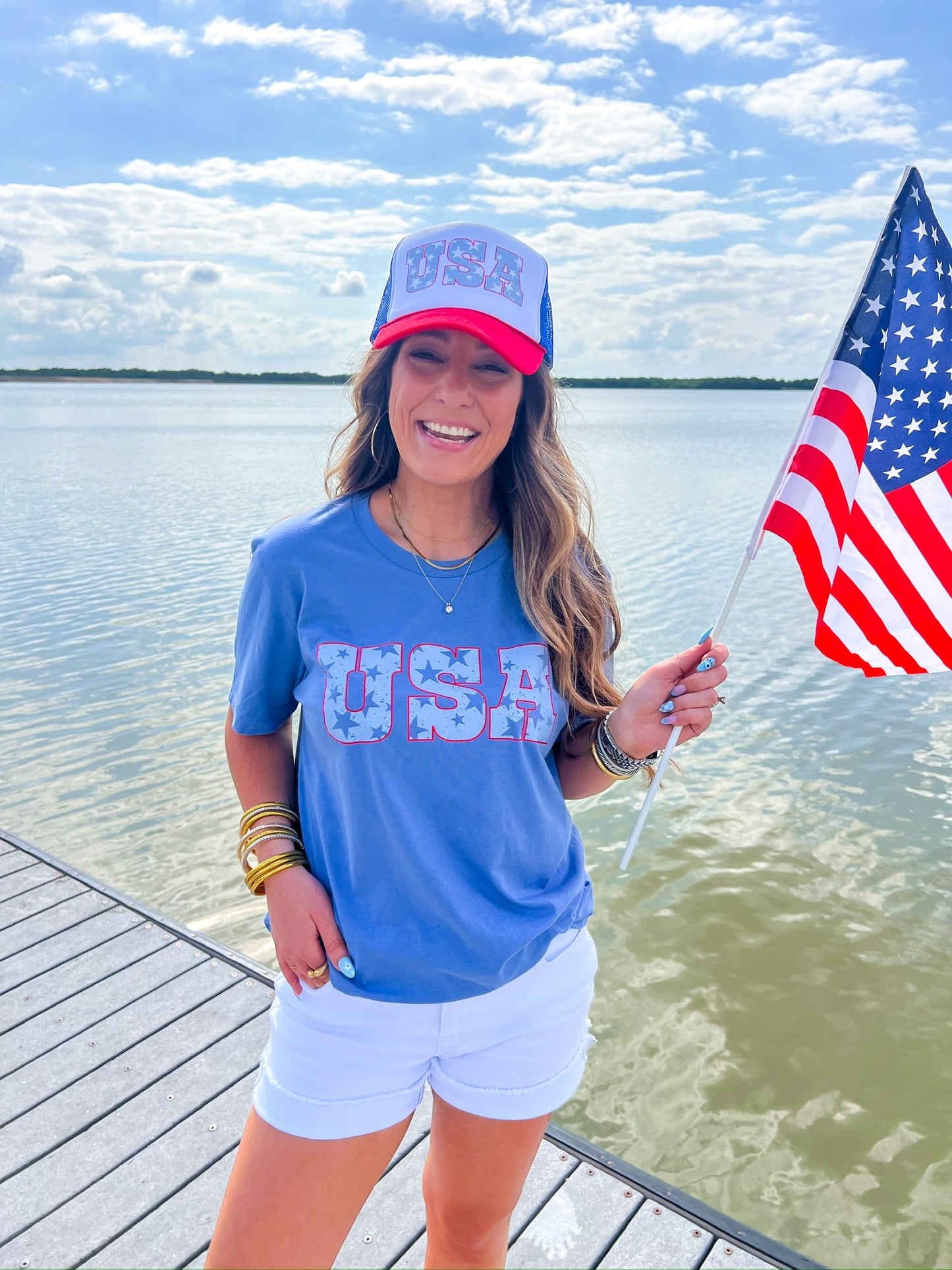 USA TRUCKER HAT