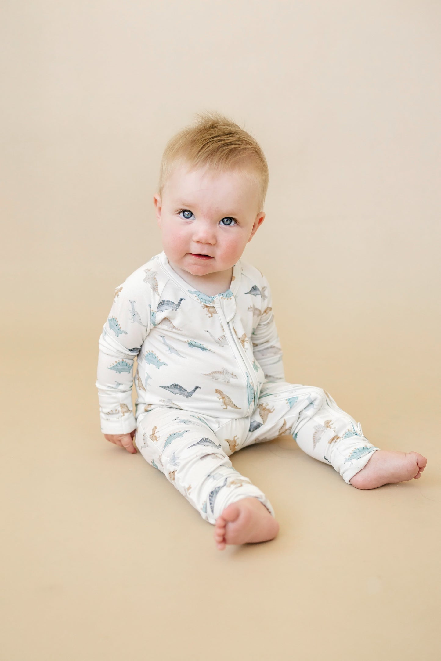 Snugglesaurus Bamboo Zippy Pajamas *9-12 months left