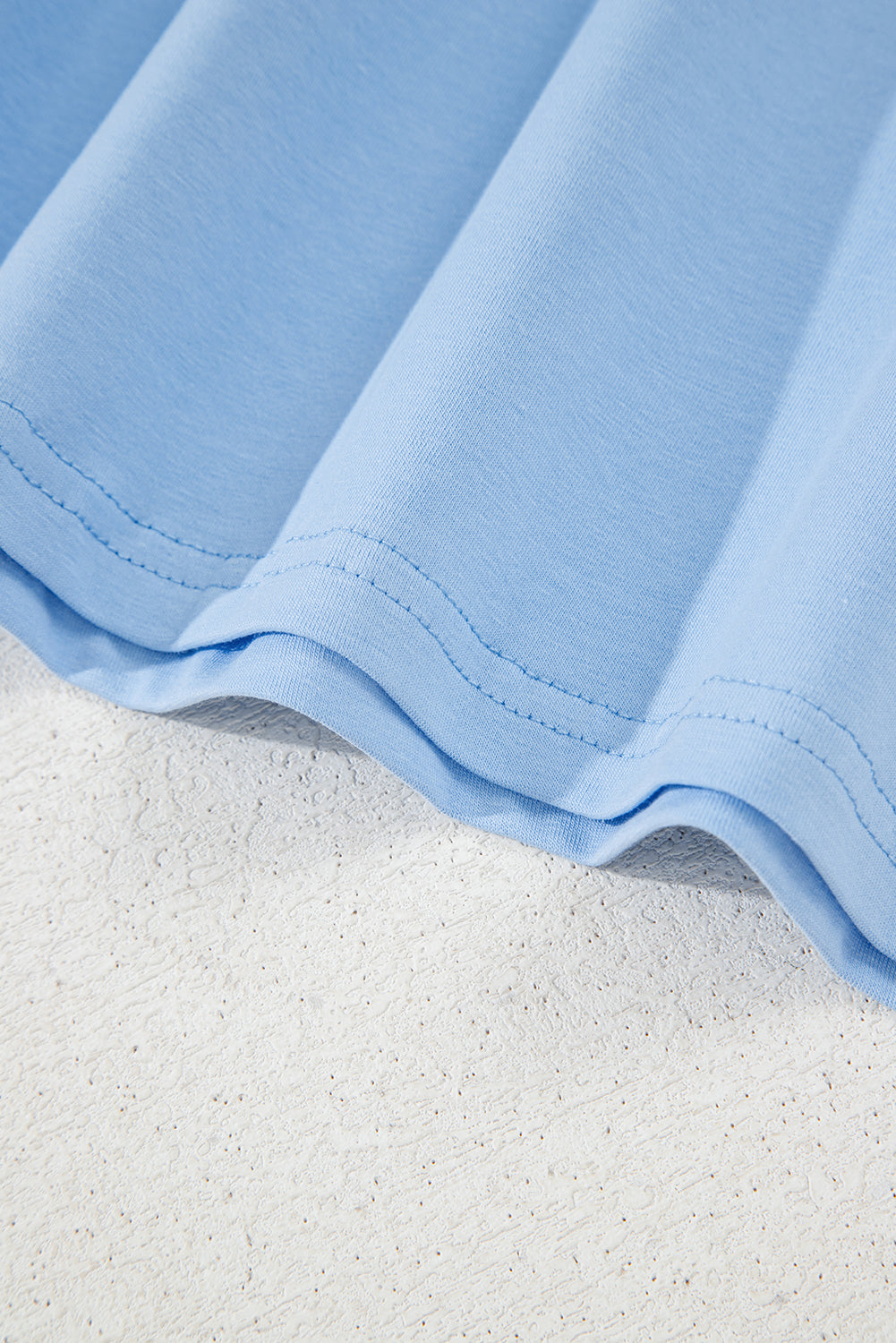 Myosotis Flag Bow Graphic Crewneck Tee - Aaria Tees