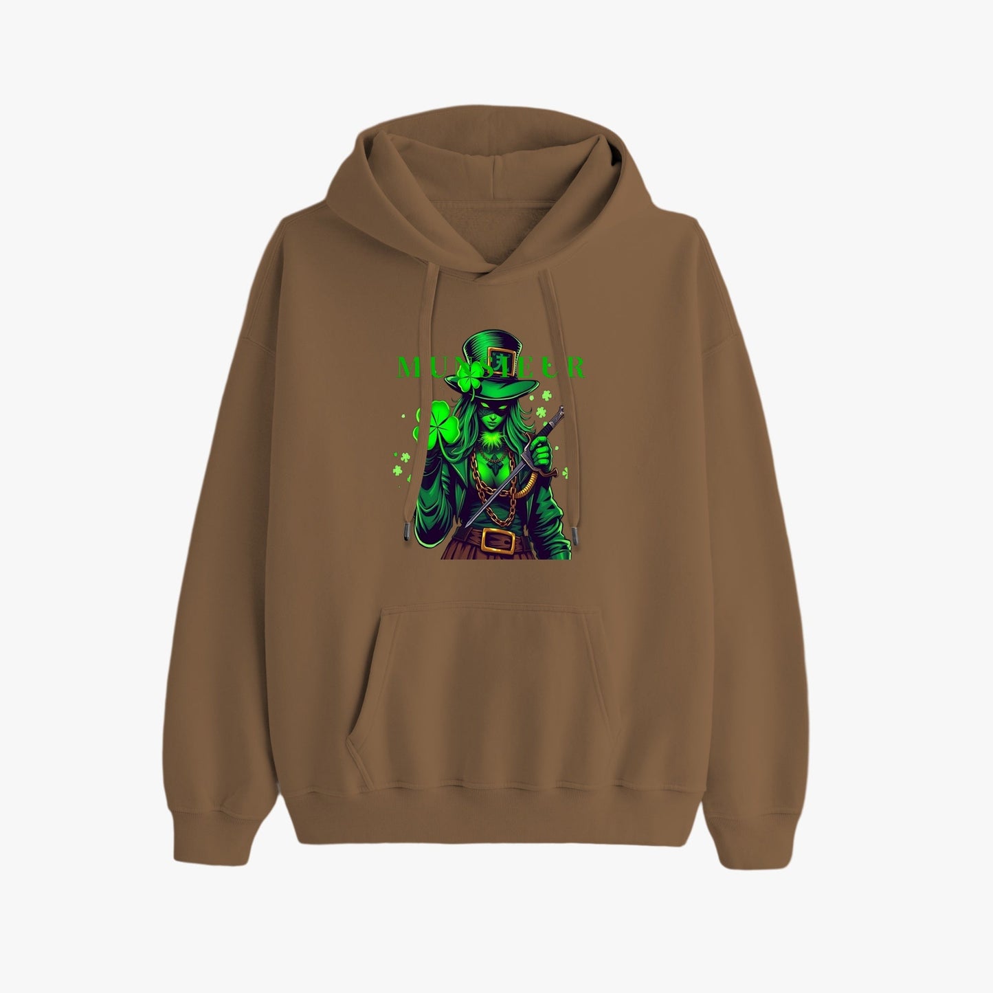 St. Patrick's Day Collection Munsieur Unisex Premium Pullover Hoodie Sweater Clover Gang Betty