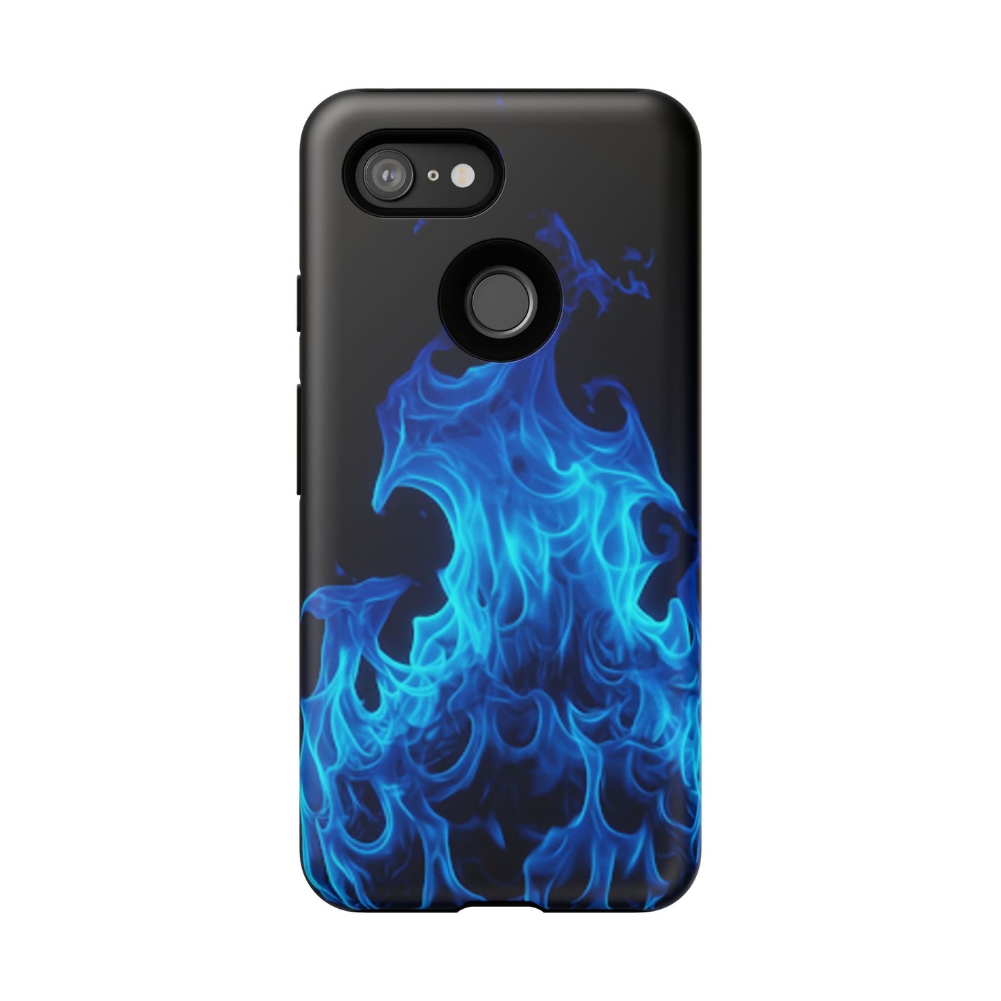 Blue Flames Tough Phone Case