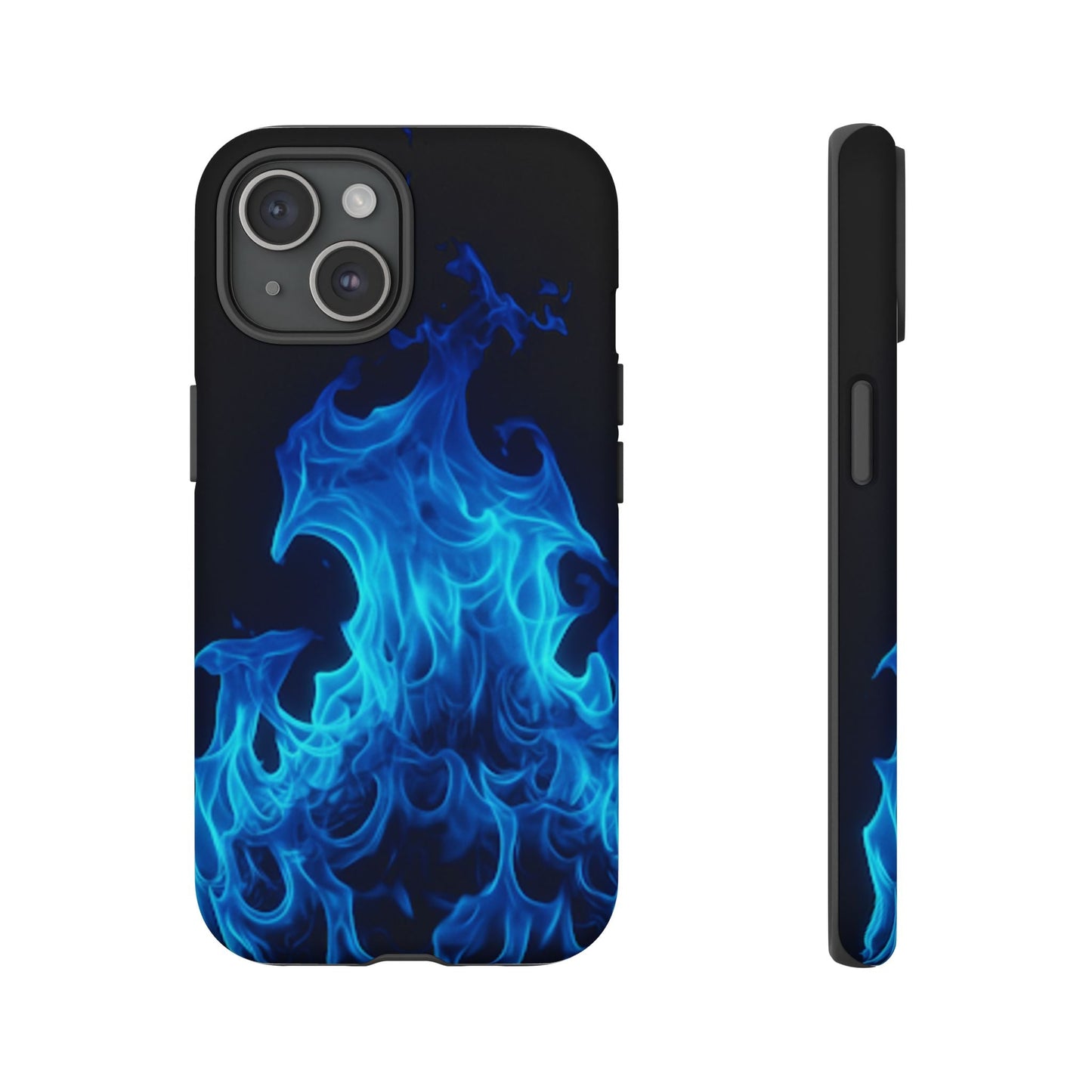 Blue Flames Tough Phone Case