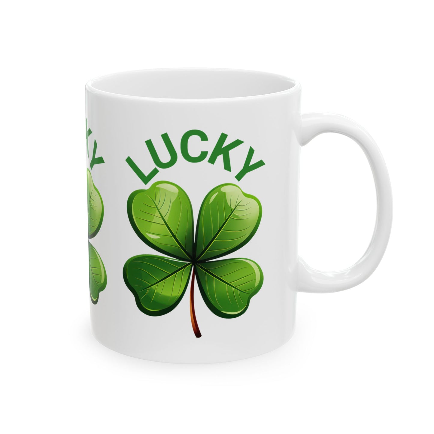 Lucky Ceramic Mug, (11oz)