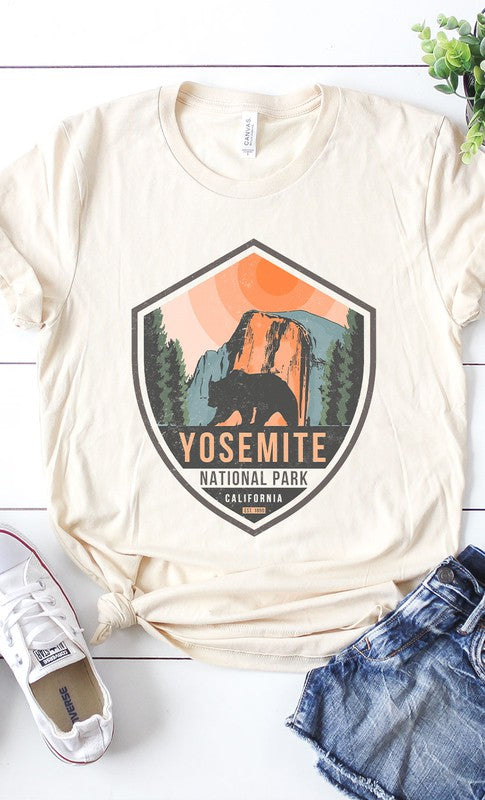 Vintage Yosemite National Park Graphic Tee - Aaria Tees
