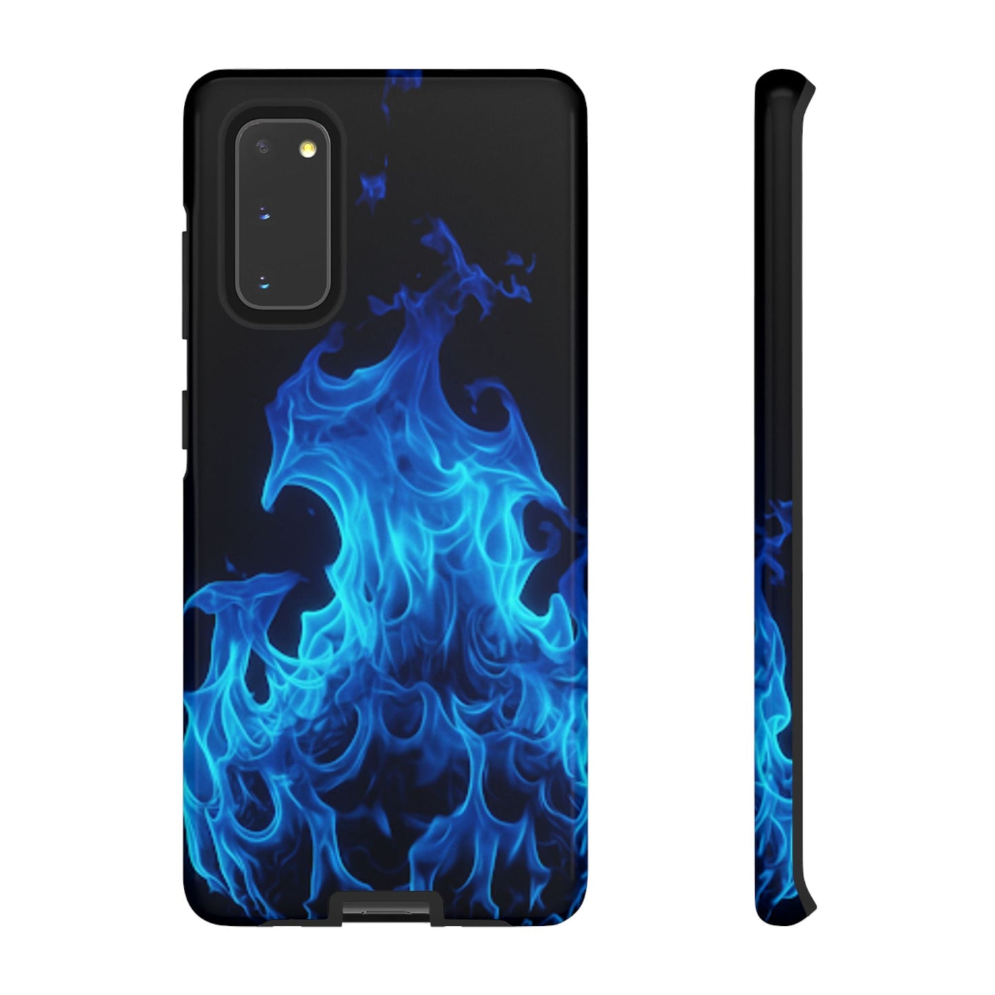 Blue Flames Tough Phone Case