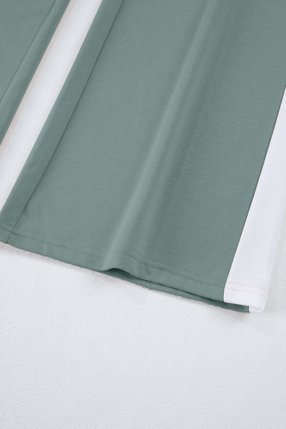 Varsity Stripe Patchwork Pullover and Pant Set