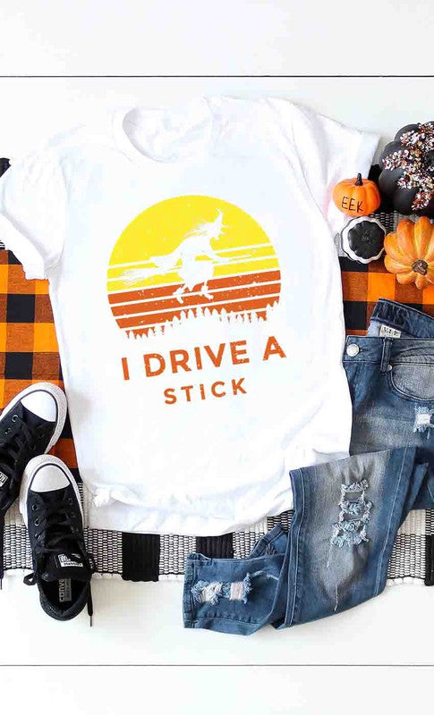 Witch Halloween PLUS Graphic Tee T-Shirt