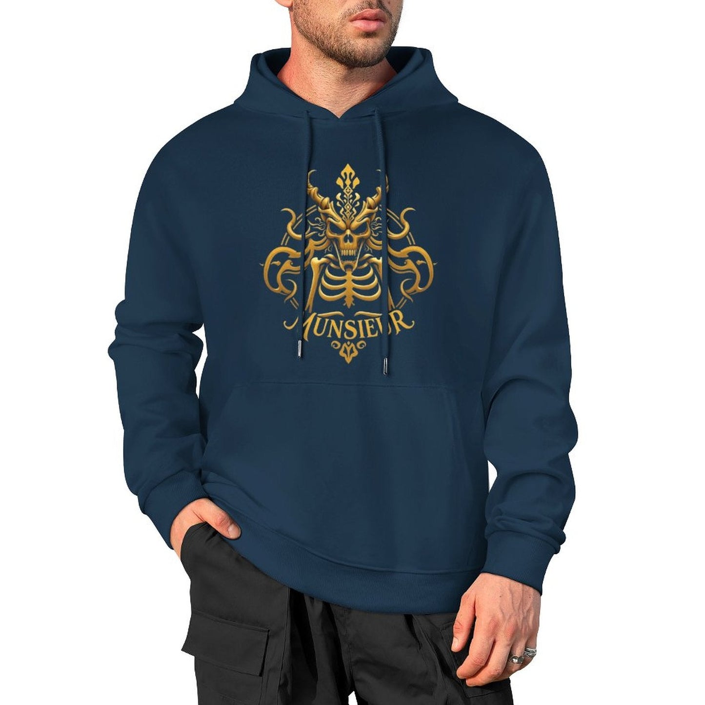 Munsieur Streetwear Collection Skull Hoodie