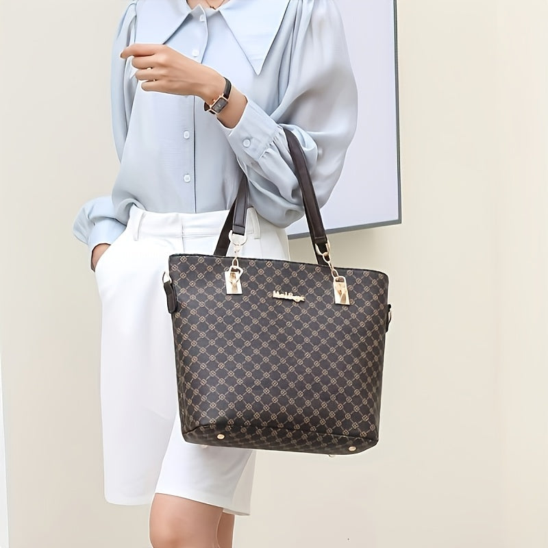 Commuting Style Chic Retro 6pc Woman's Bag Set