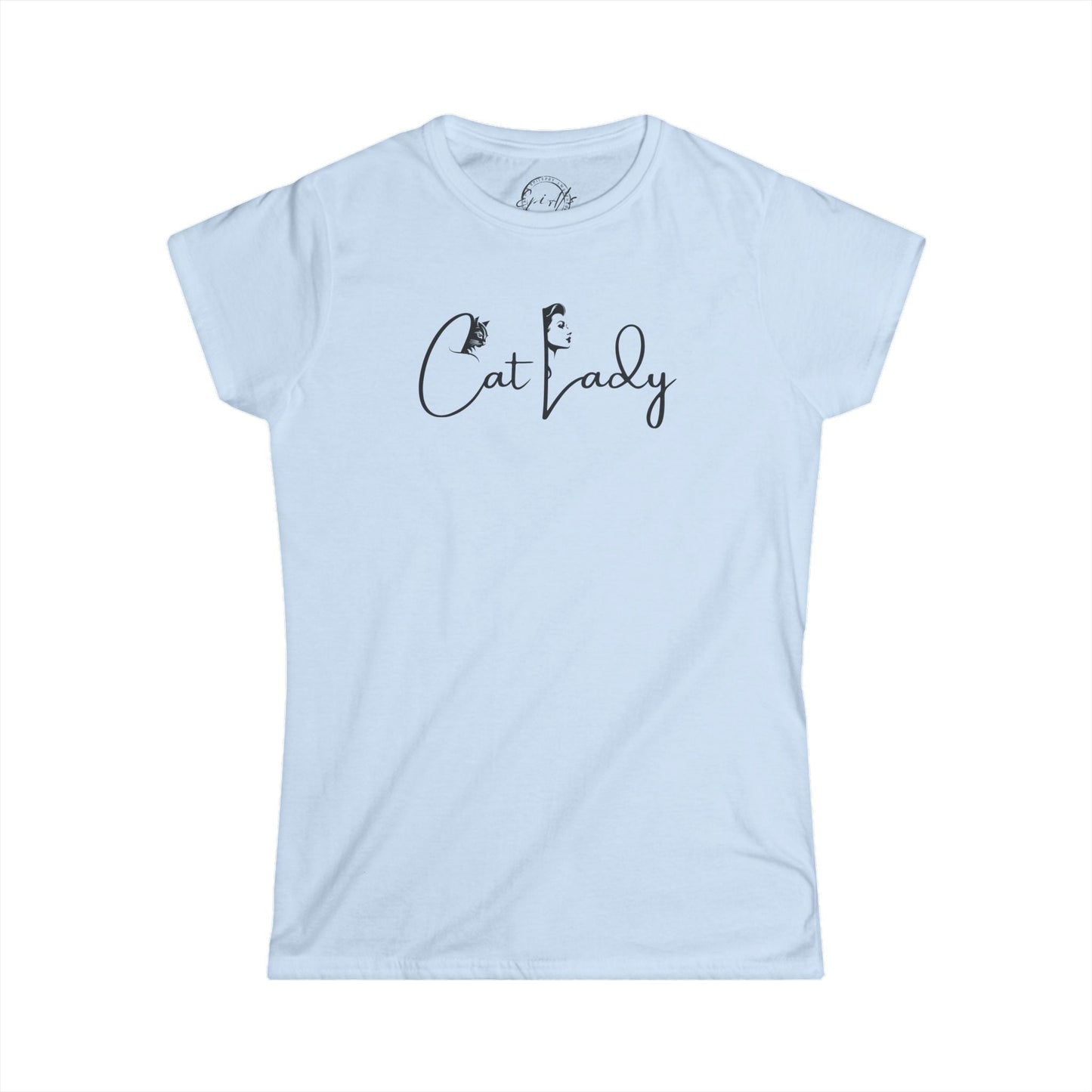 Cat Lady Women's Softstyle Tee - Perfect for Cat Lovers
