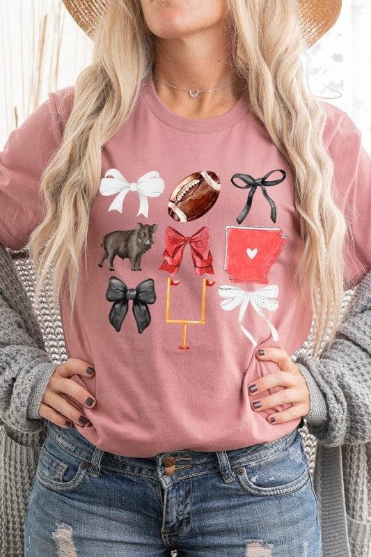 Arkansas Football Graphic Plus Tee