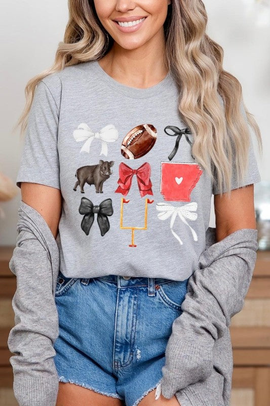 Arkansas Football Graphic Plus Tee
