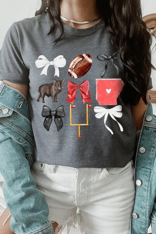 Arkansas Football Graphic Plus Tee