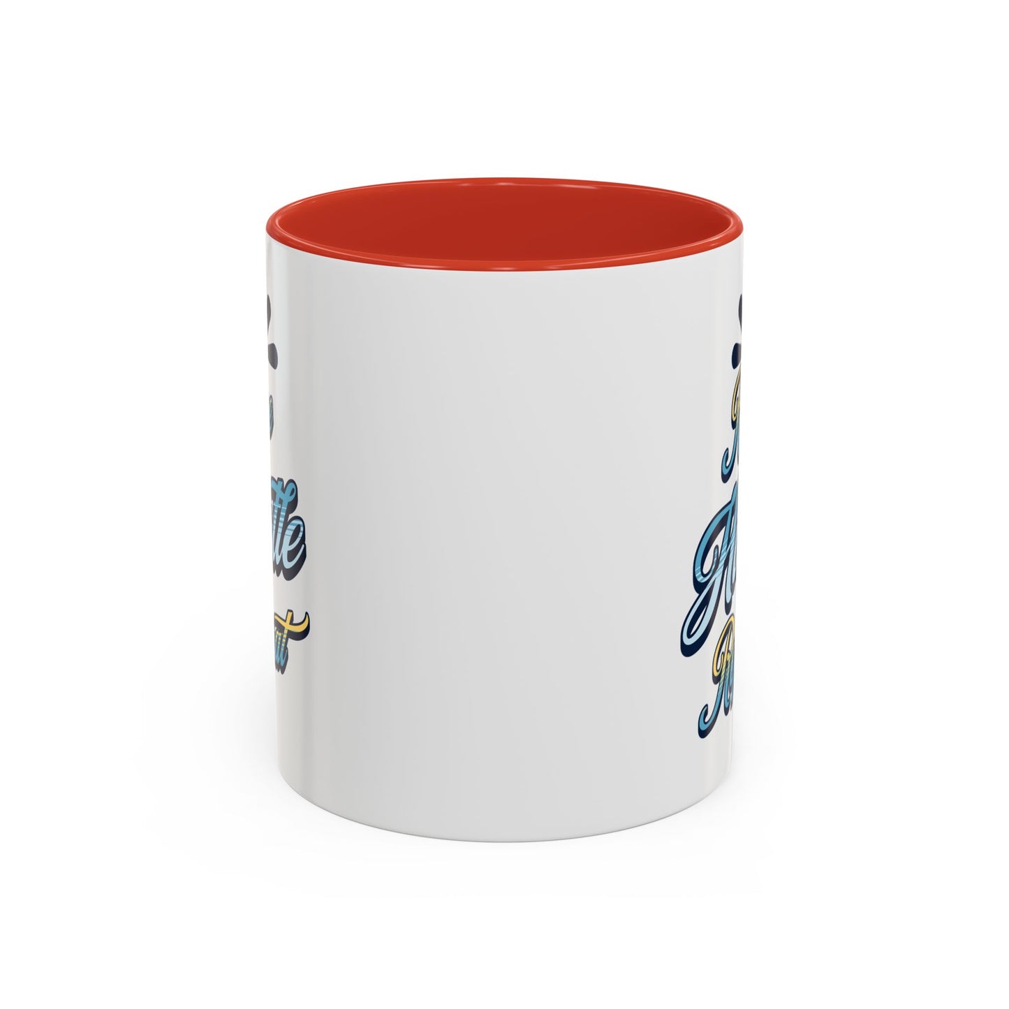 Rise Hustle Repeat Accent Coffee Mug – Inspiring Motivational Drinkware Mug