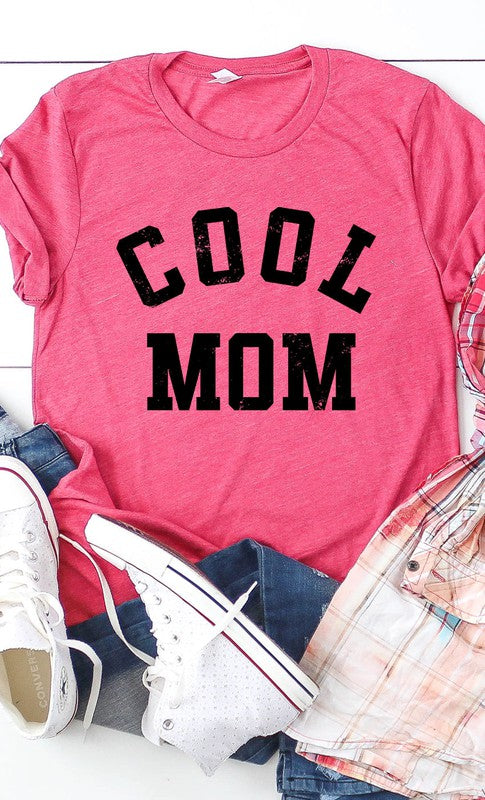Retro Cool Mom Graphic Tee - Aaria Tees Aaria Tees