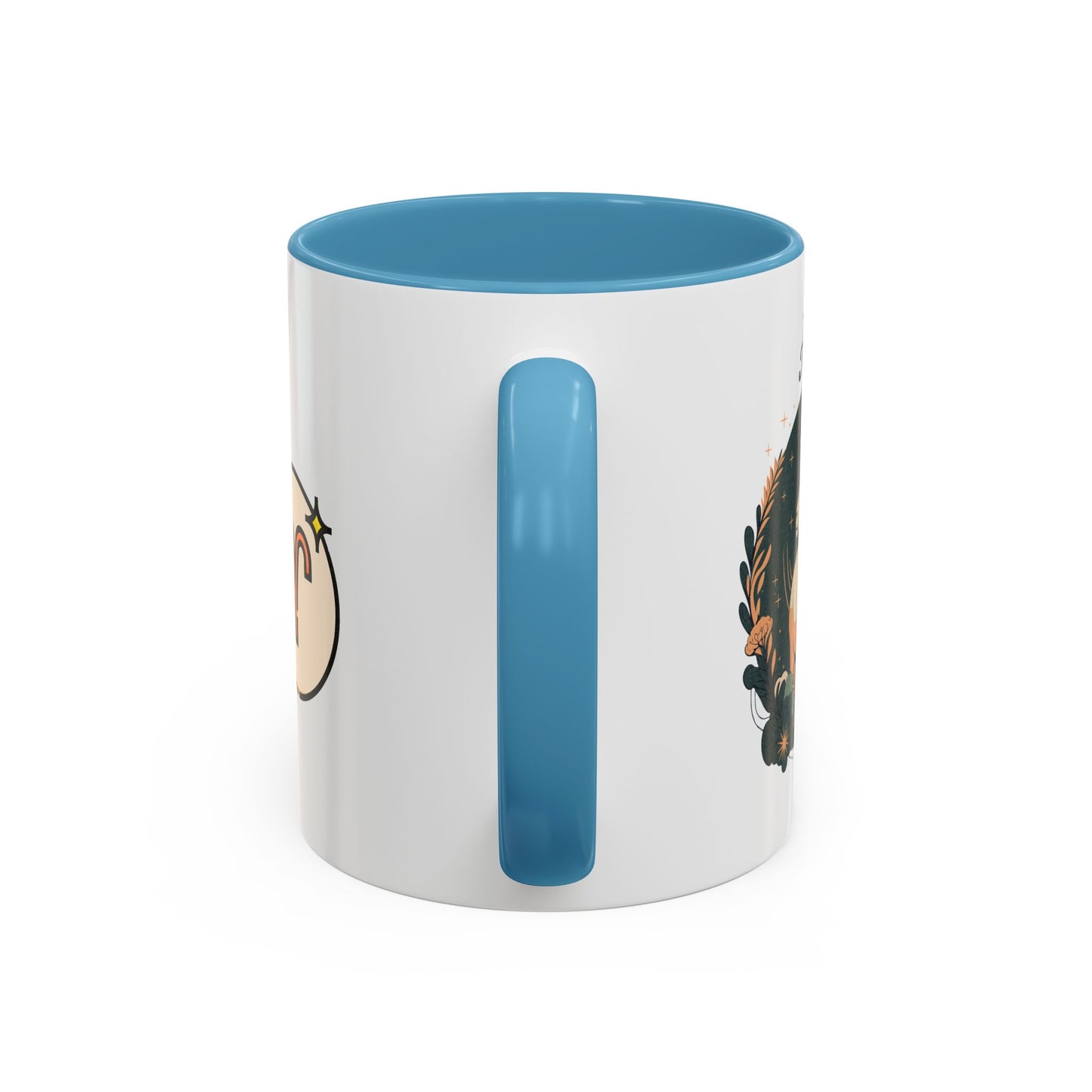 Aries Zodiac Accent Coffee Mug - Bold & Creative Zodiac Mug (11oz)