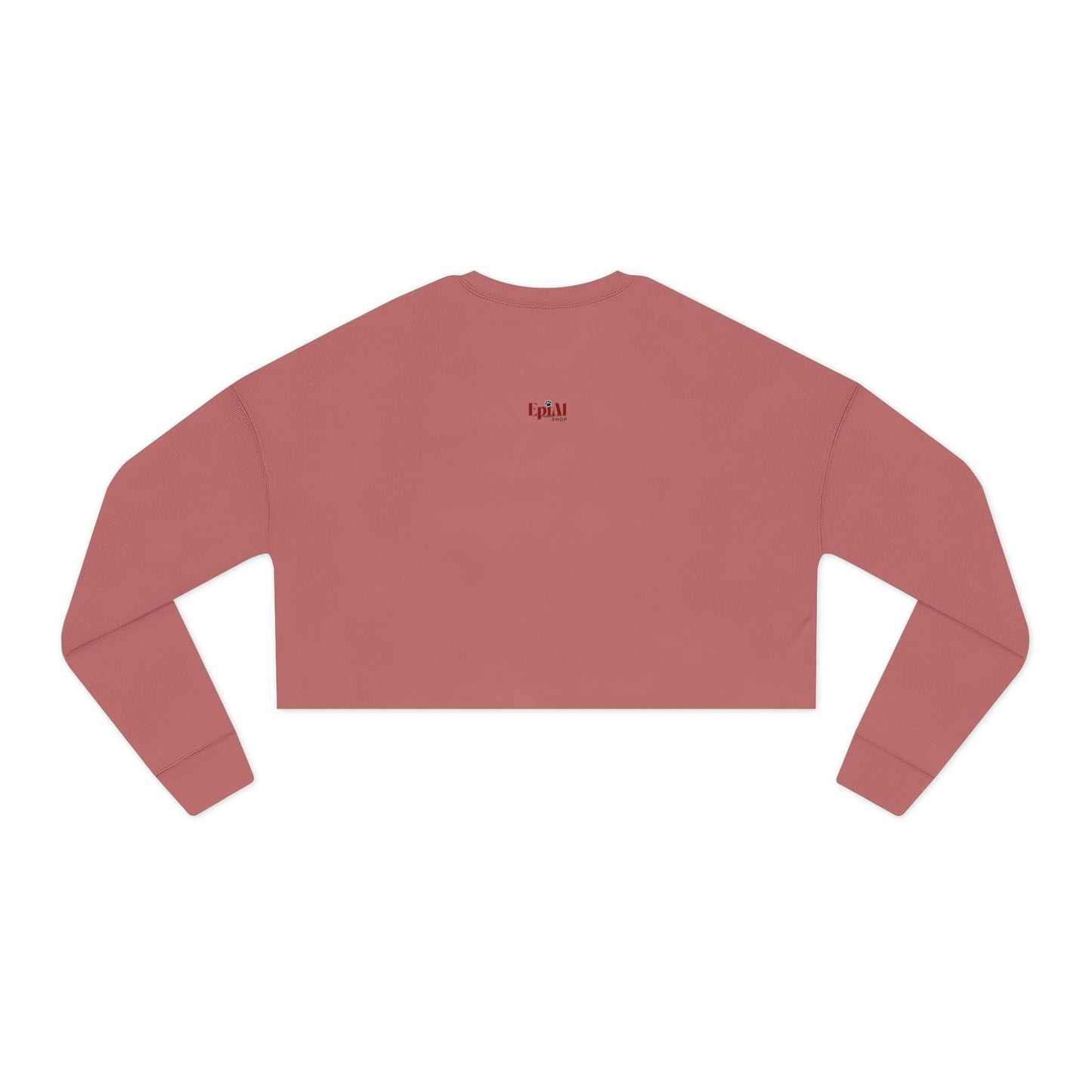 Christmas Lovin' Cat Lady Cropped Sweatshirt