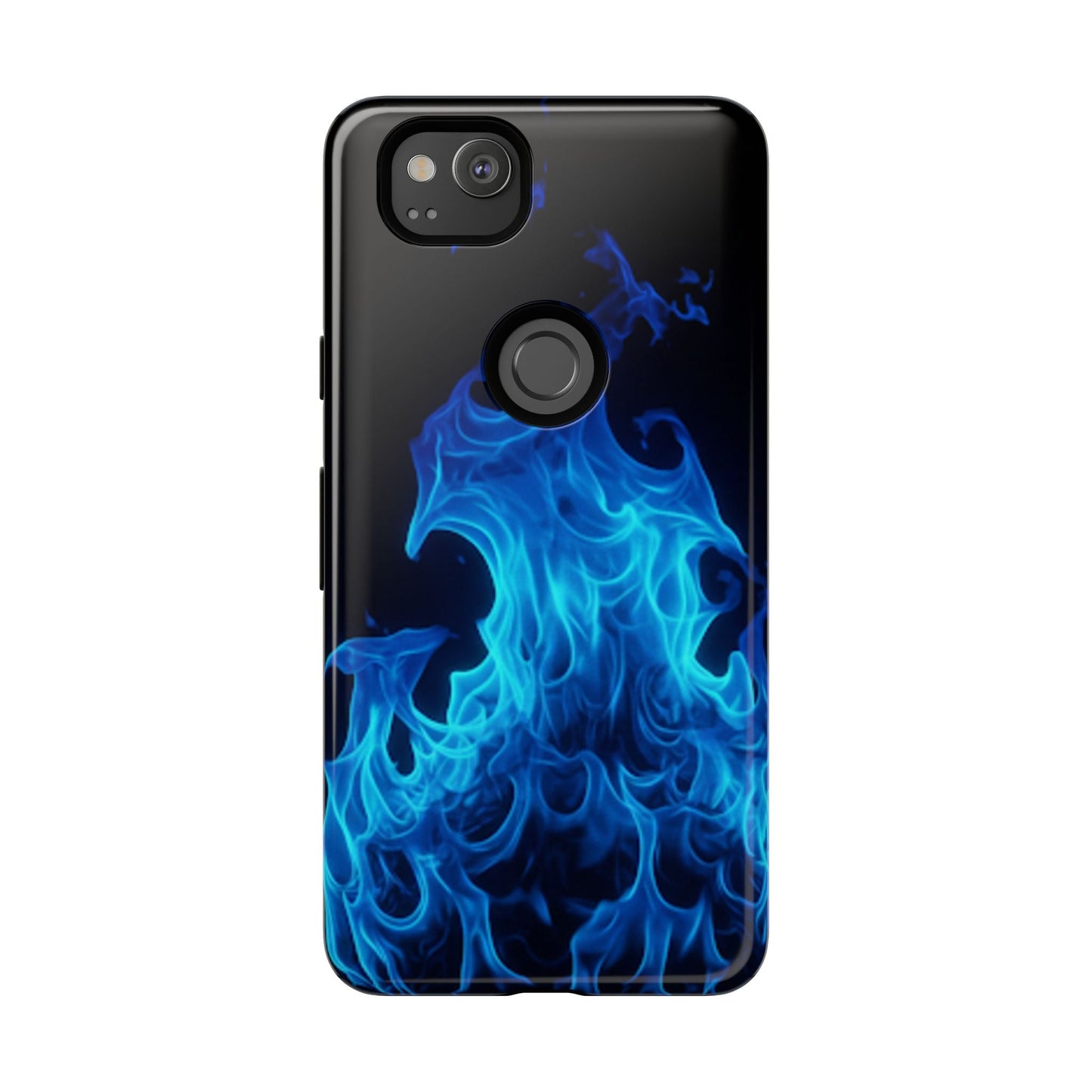 Blue Flames Tough Phone Case