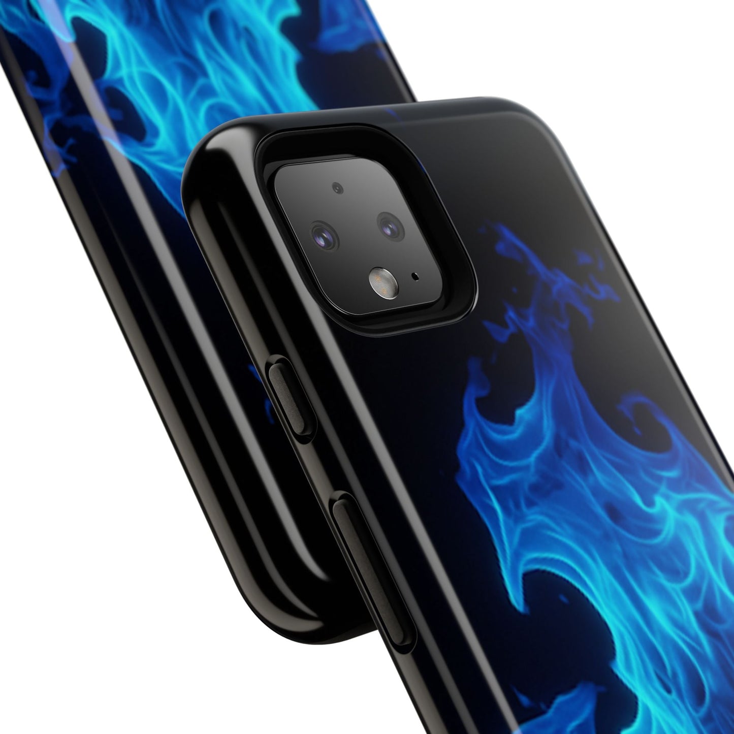 Blue Flames Tough Phone Case
