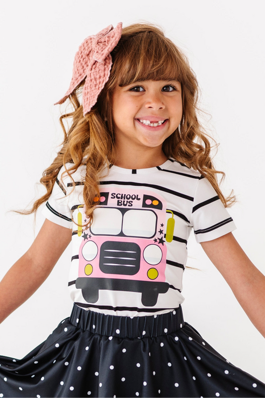 School Bus Stripe Tee