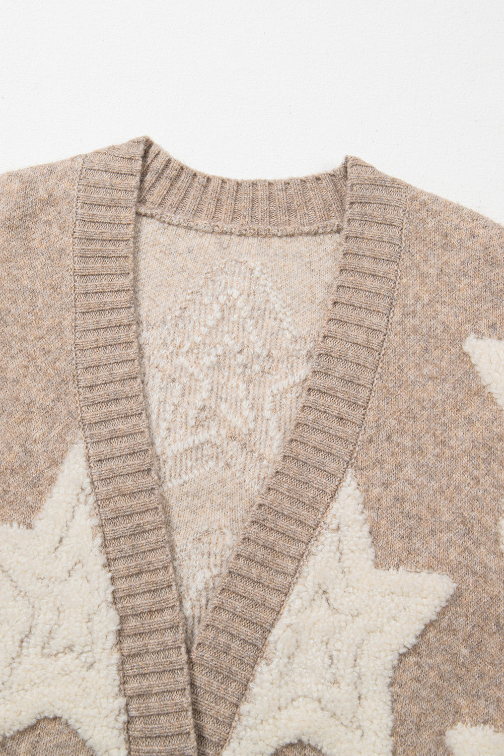 Clare Sherpa Star Cardigan - Aaria Tees