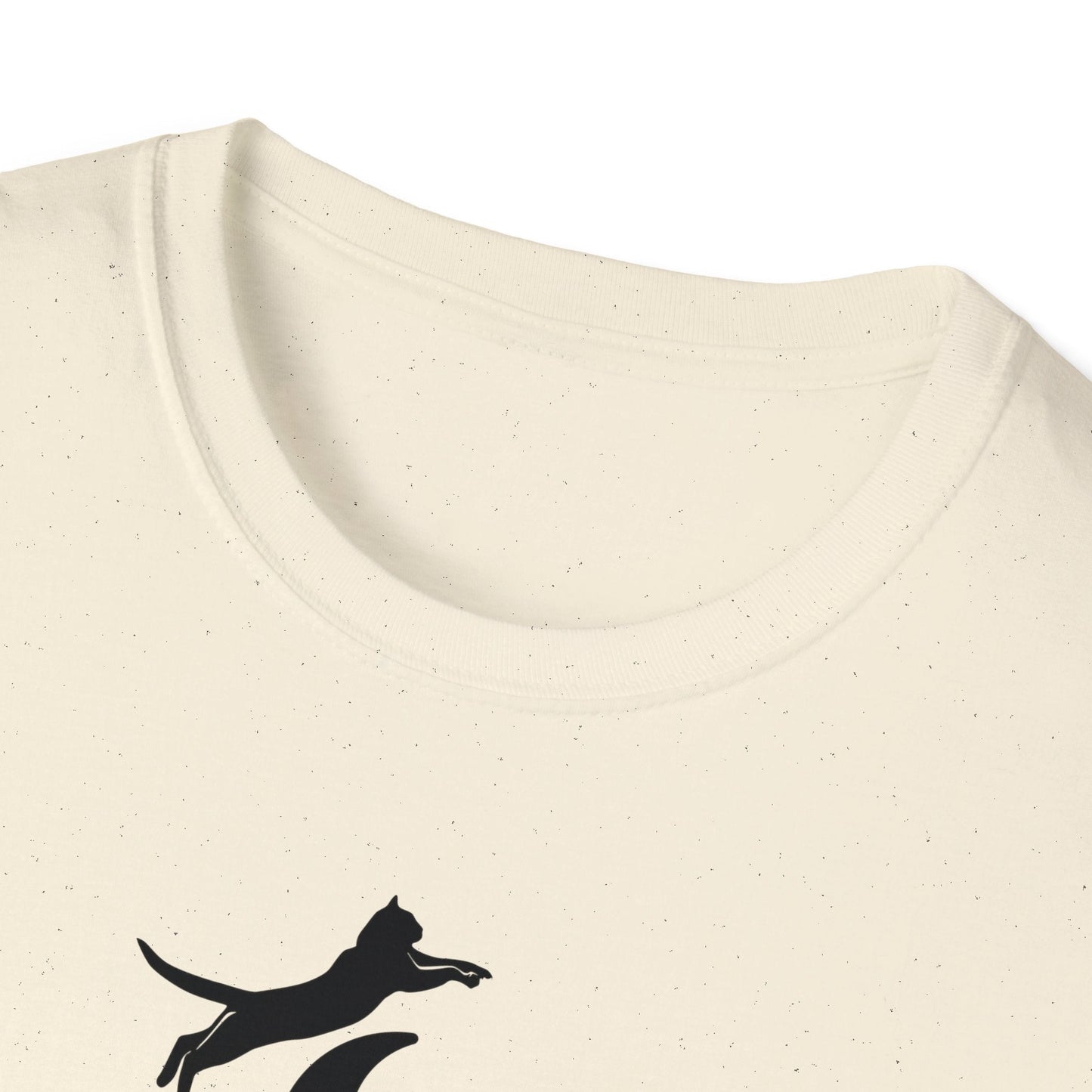 Cat Jumped Over the Moon Unisex Softstyle T-Shirt