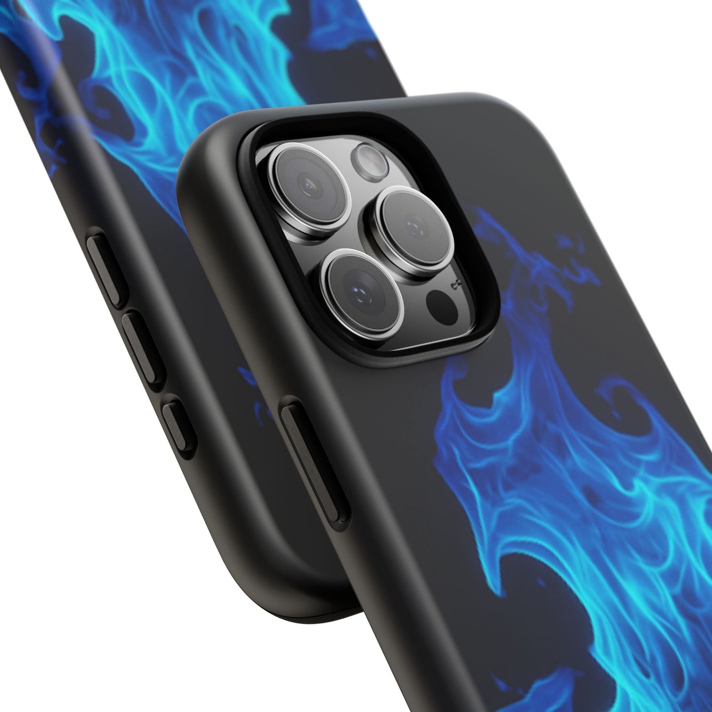 Blue Flames Tough Phone Case