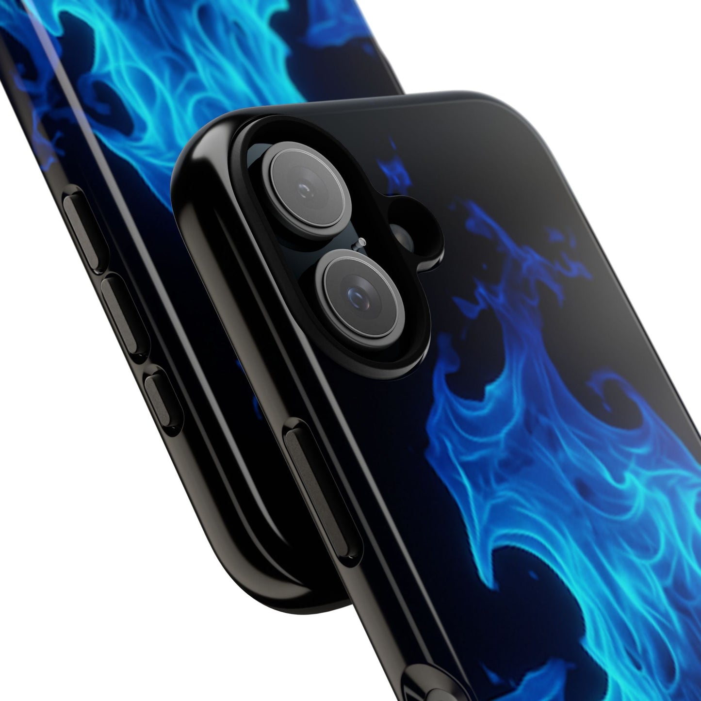 Blue Flames Tough Phone Case