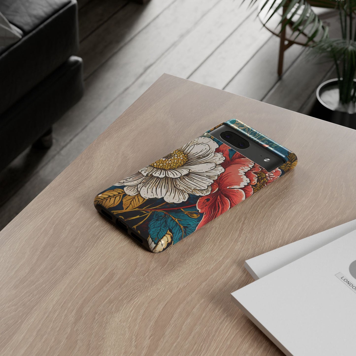 Artistic Floral Tough Phone Case