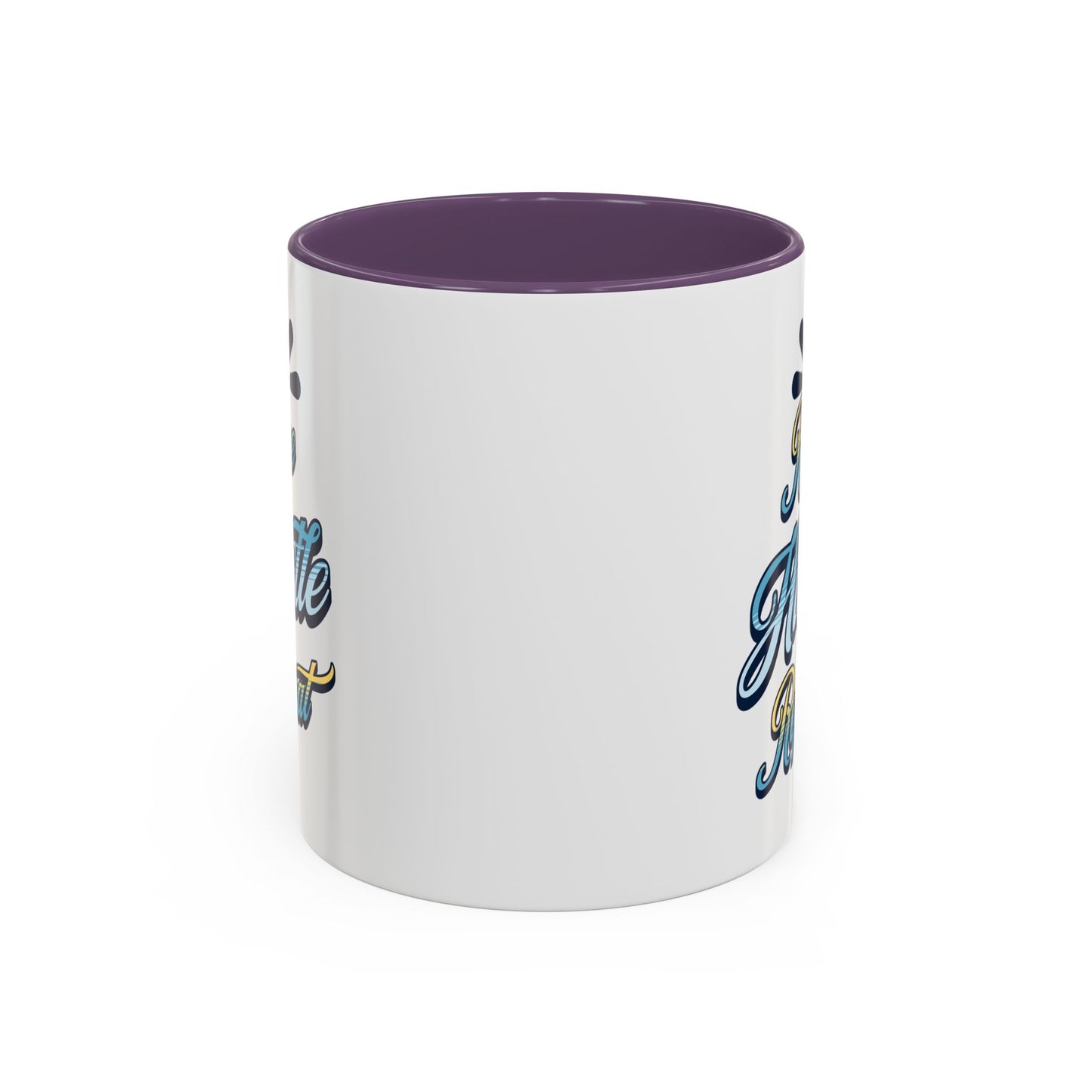 Rise Hustle Repeat Accent Coffee Mug – Inspiring Motivational Drinkware Mug