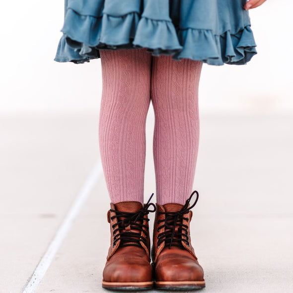 Cable Knit Tights