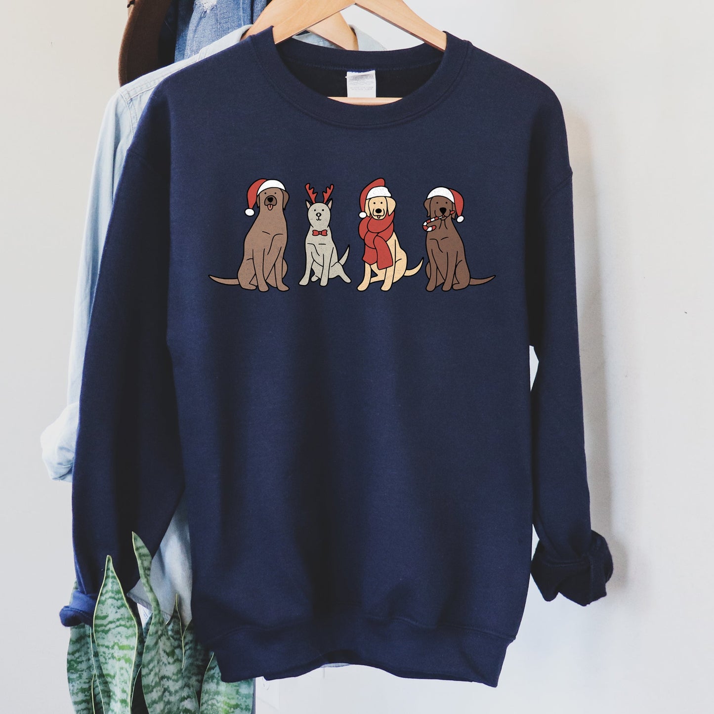 Adorable Christmas Dogs Sweatshirt
