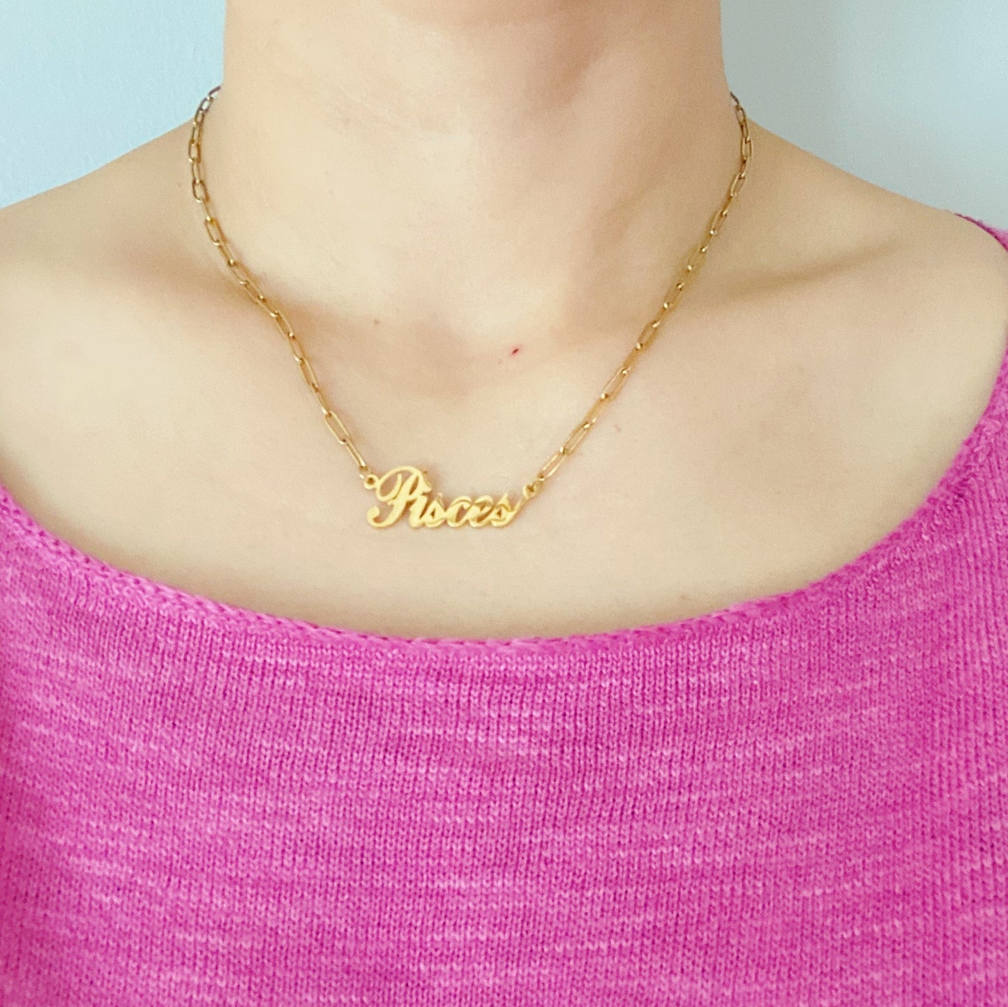 Annie Zodiac Chain Necklace - Aaria Tees