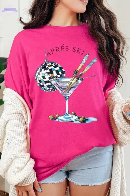 Apres Ski Club Graphic Plus Heavy Cotton Tee Color Bear Aaria Tees