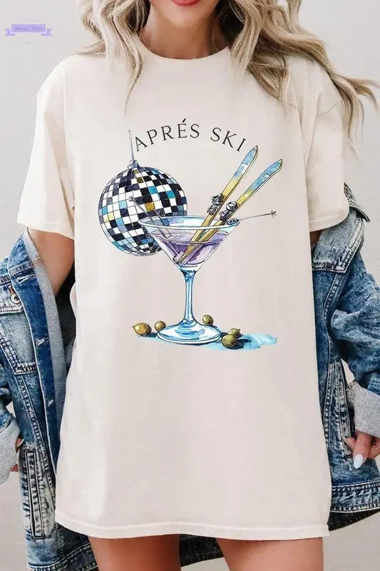 Apres Ski Club Graphic Plus Heavy Cotton Tee Color Bear Aaria Tees