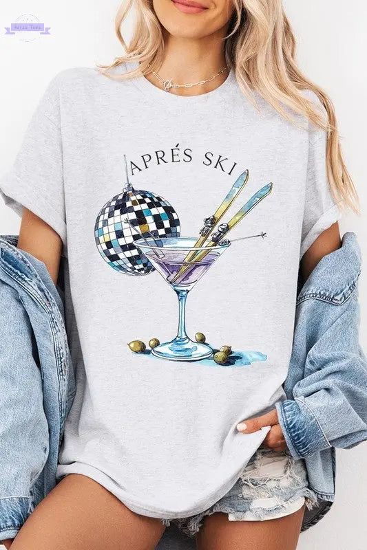 Apres Ski Club Graphic Plus Heavy Cotton Tee Color Bear Aaria Tees