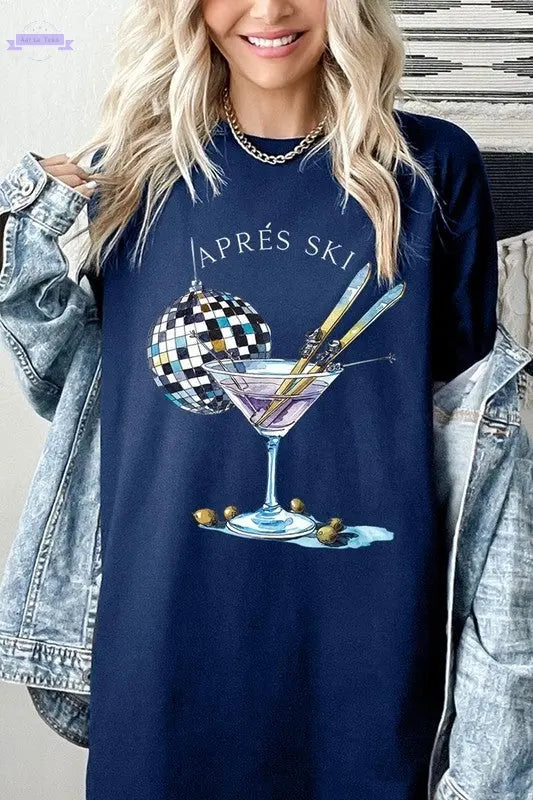 Apres Ski Club Graphic Plus Heavy Cotton Tee Color Bear Aaria Tees