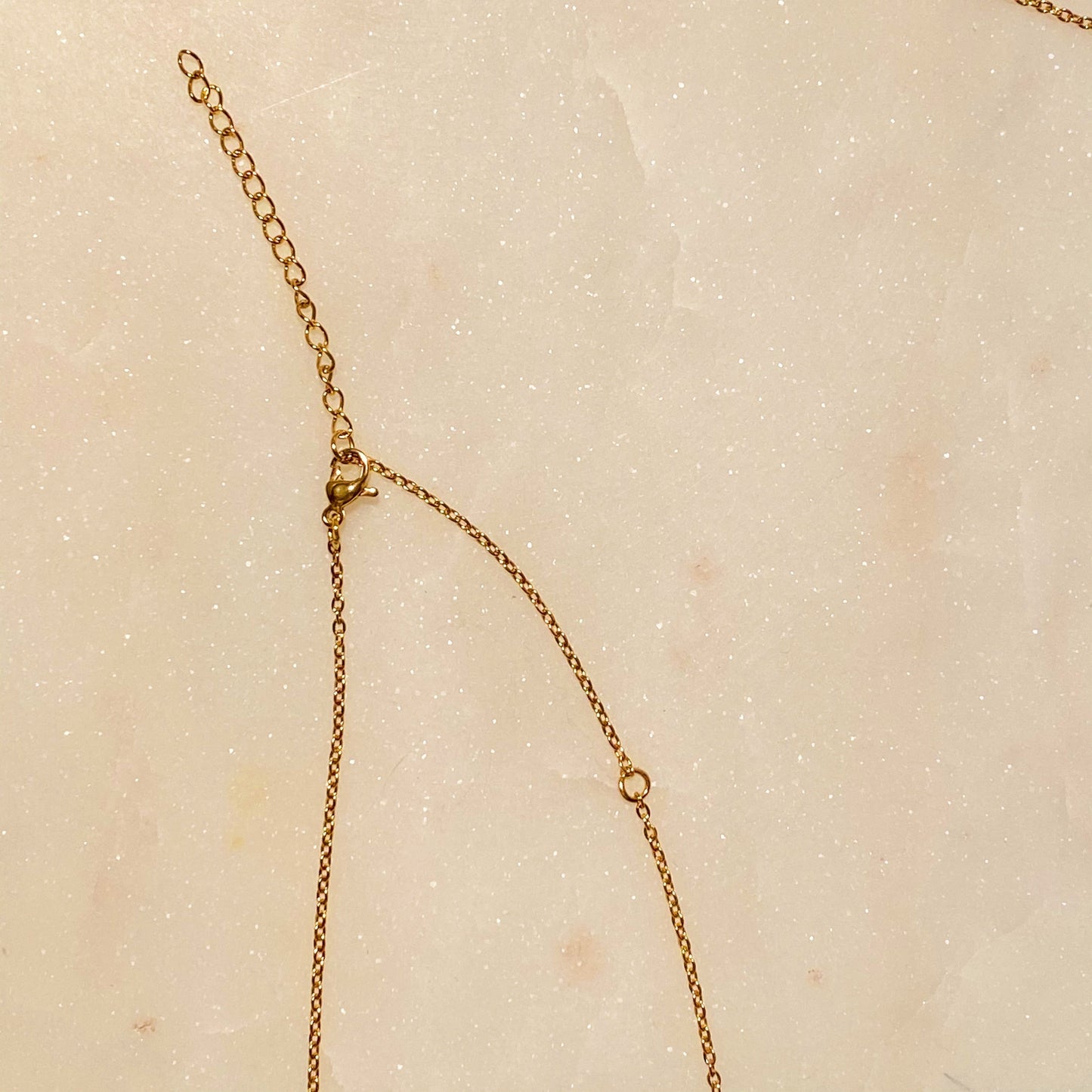 Art Deco Initial Necklace - Aaria Tees