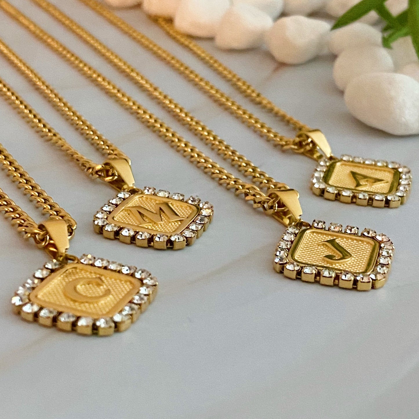 Aztec Delight Initial Necklace - Aaria Tees